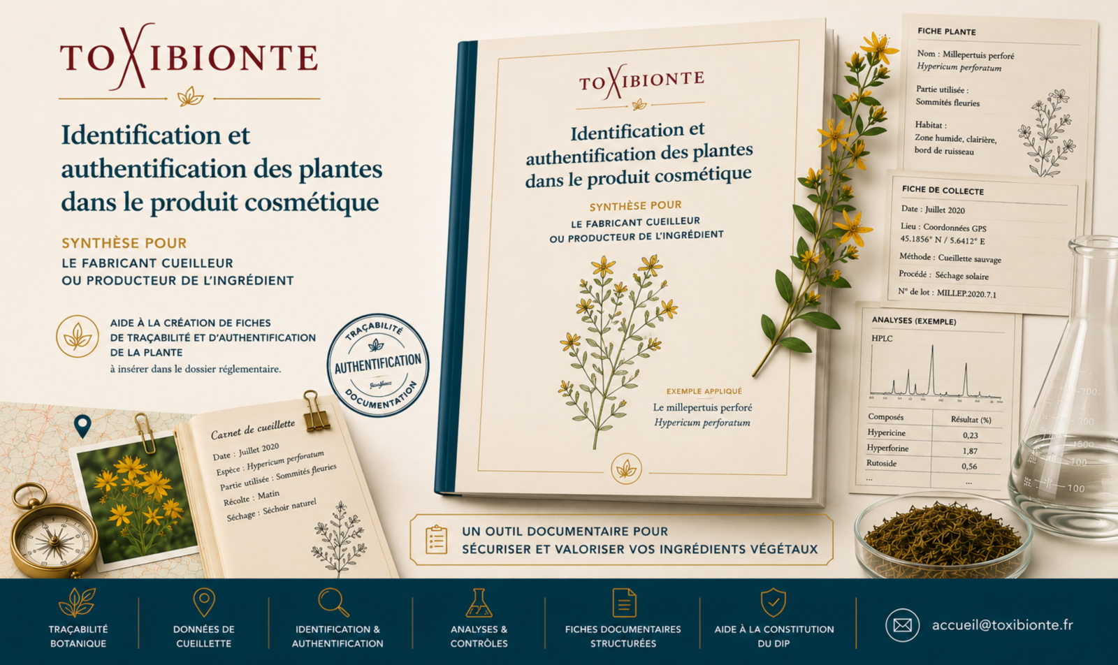 Présentation du document sur la traçabilité des plantes comme ingrédient cosmétique pour le cueilleur fabricant Présentation du document sur la traçabilité des plantes comme ingrédient cosmétique pour le cueilleur fabricant.